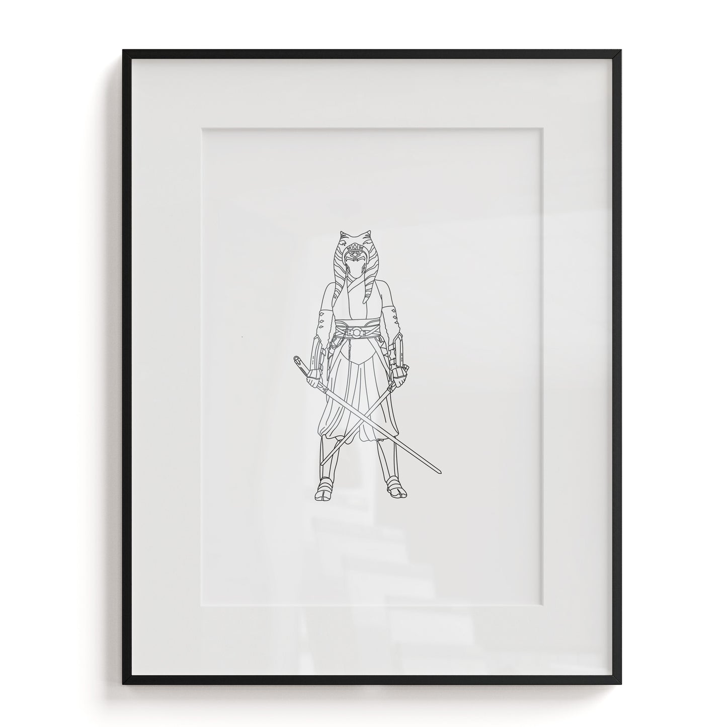 Ahsoka Tano Line Art Print