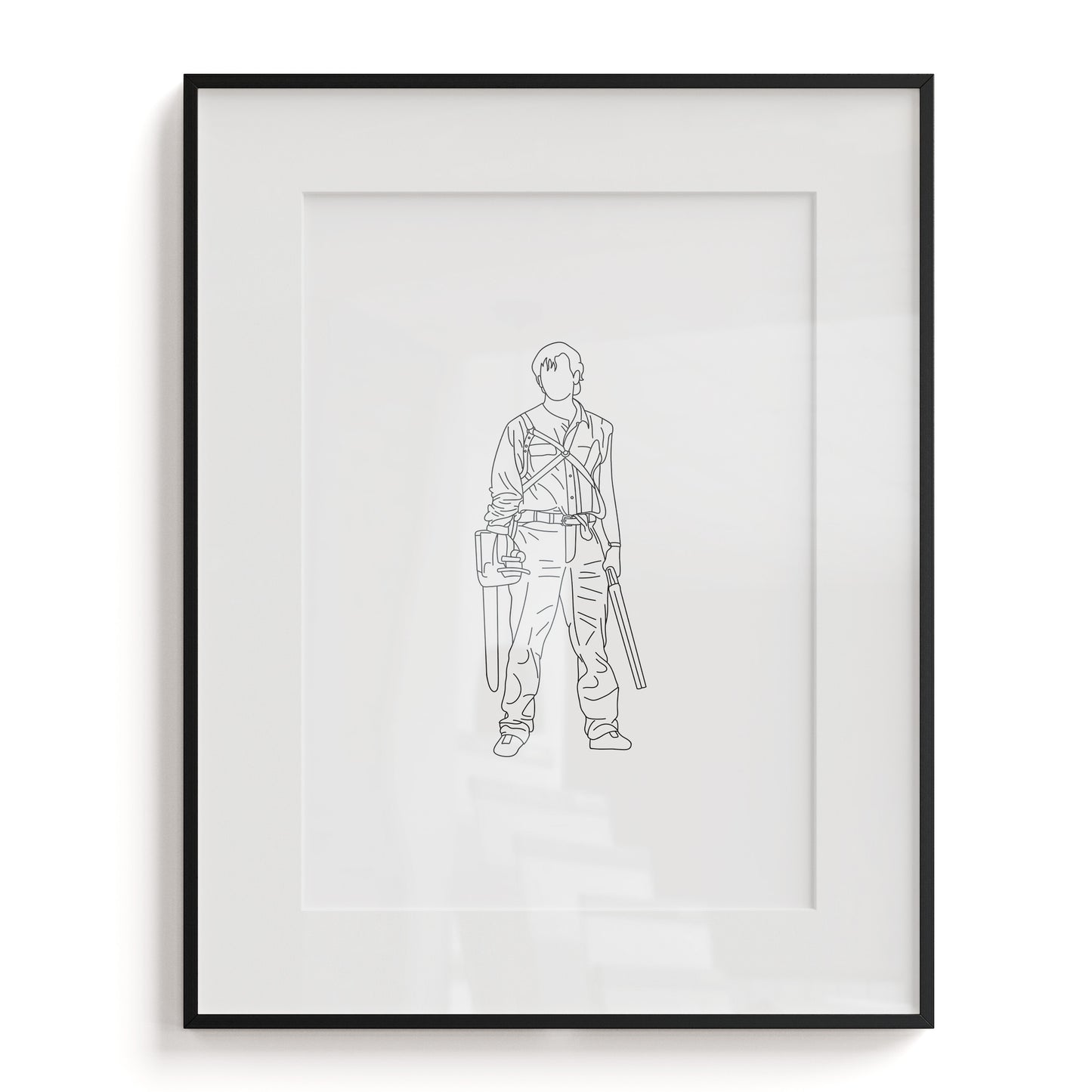 Evil Dead / Army of Darkness Line Art Print