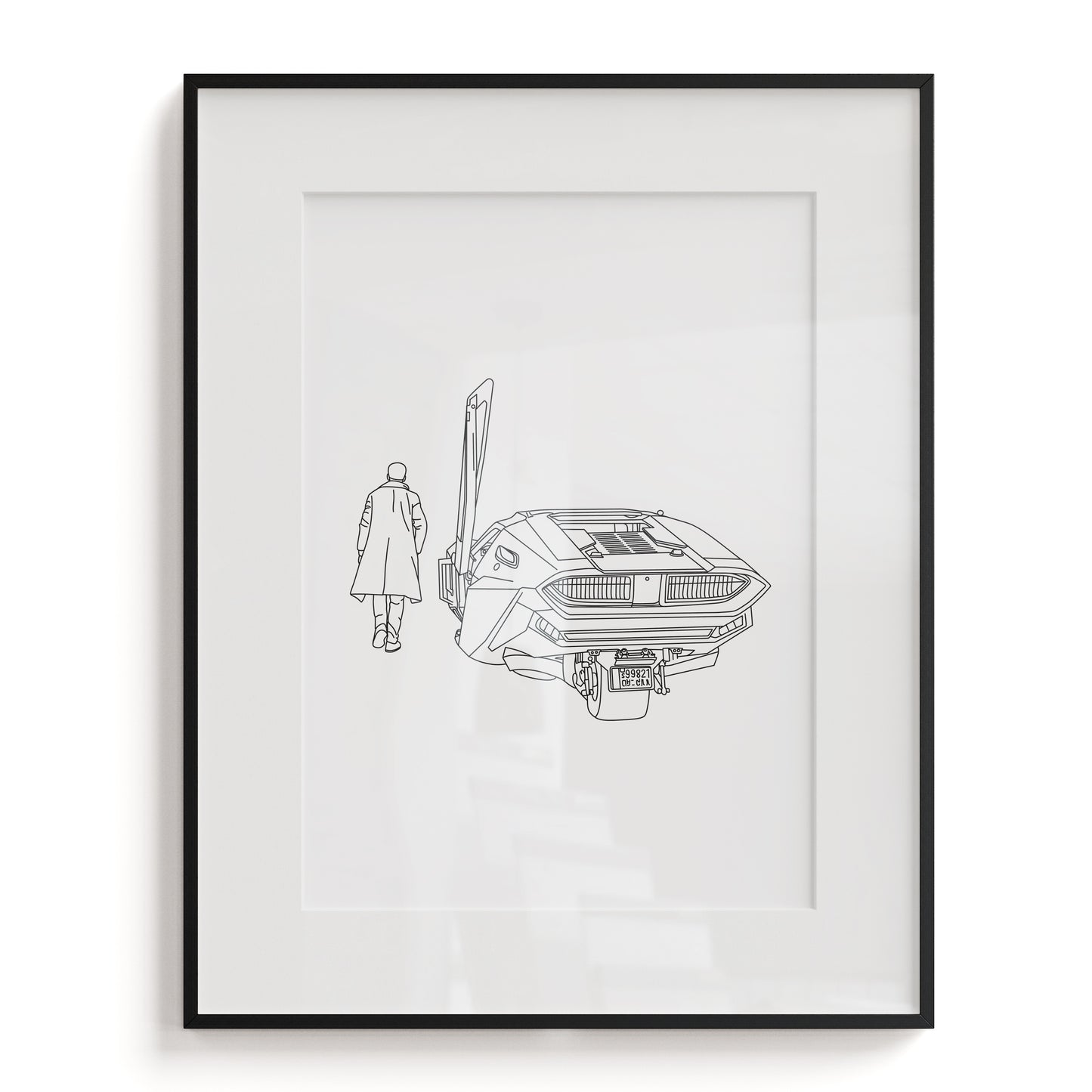 Blade Runner 2049 Line Art Print