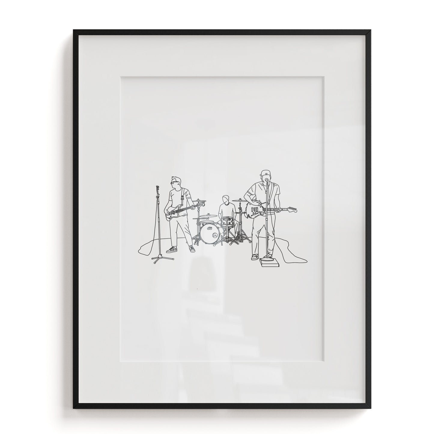 Blink-182 Line Art Print