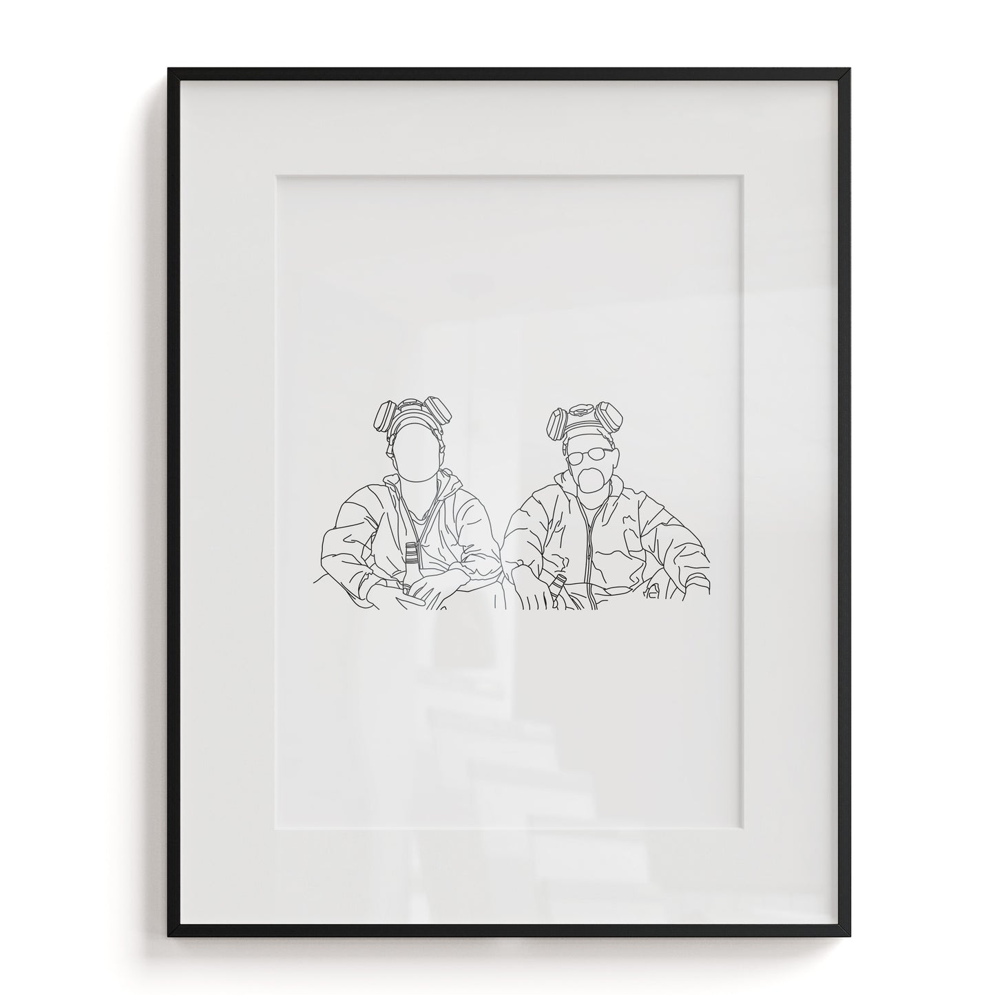 Breaking Bad Line Art Print