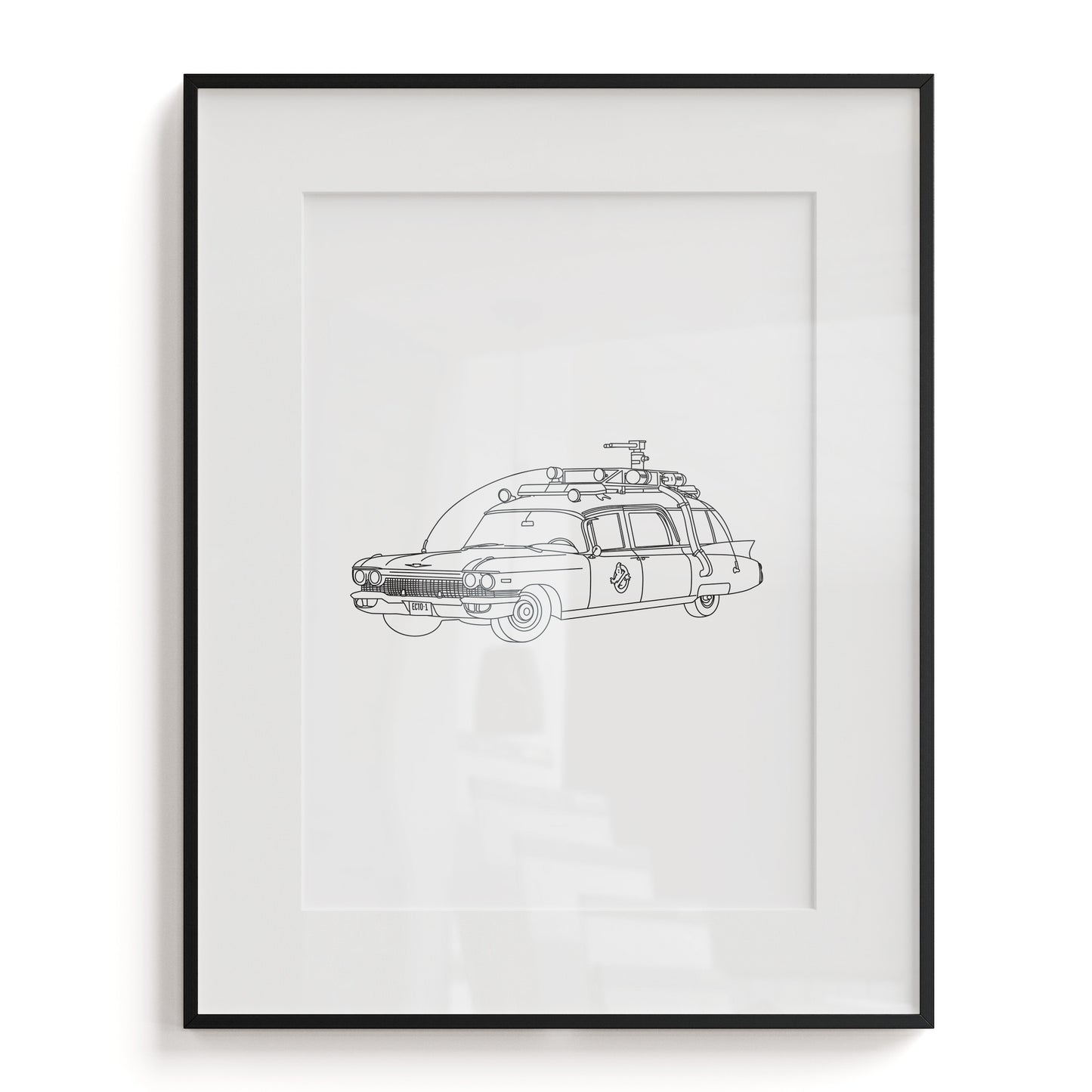 Ghostbusters Line Art Print