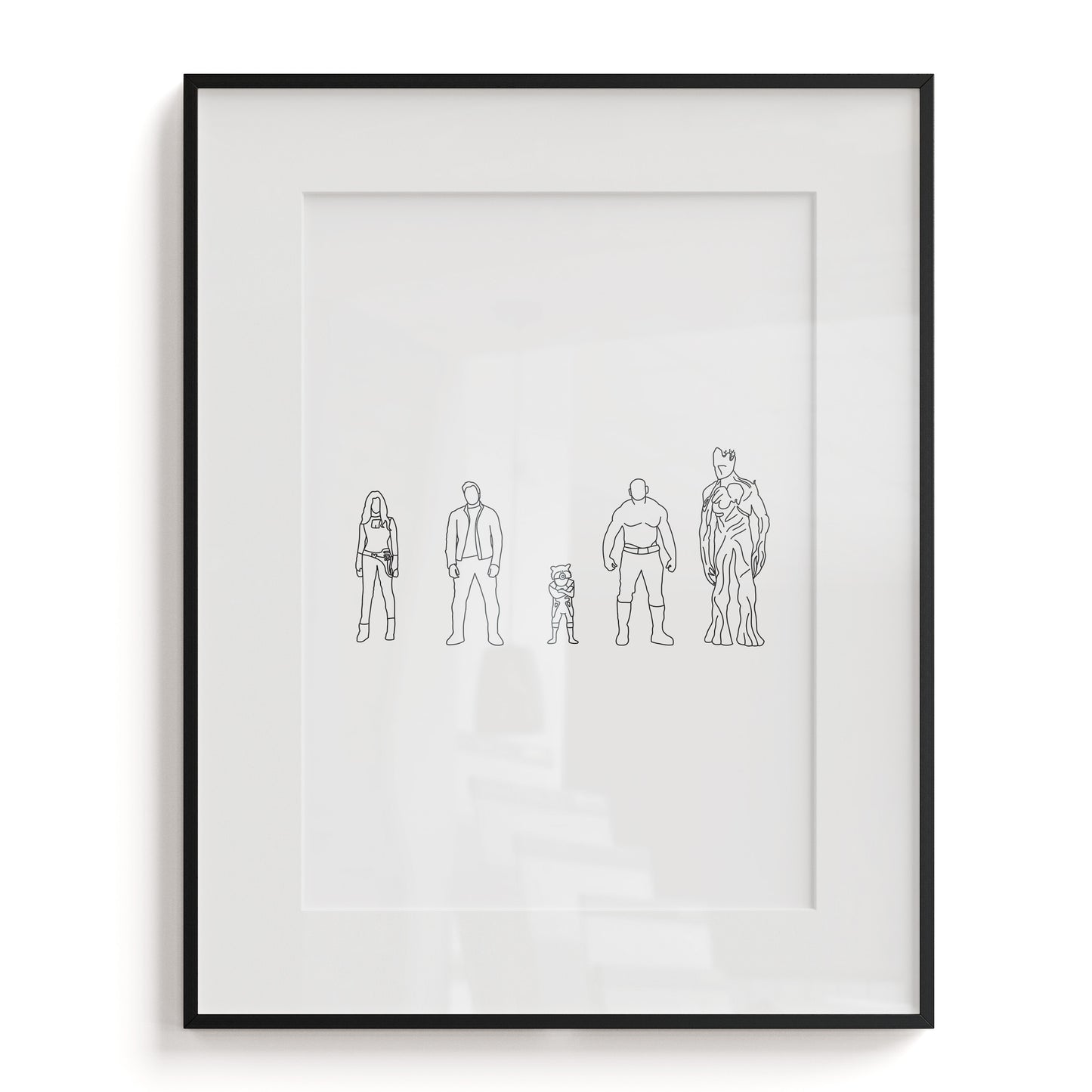 Guardians of the Galaxy Line Art Print