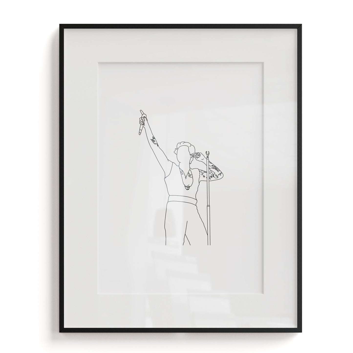 Harry Styles Line Art Print
