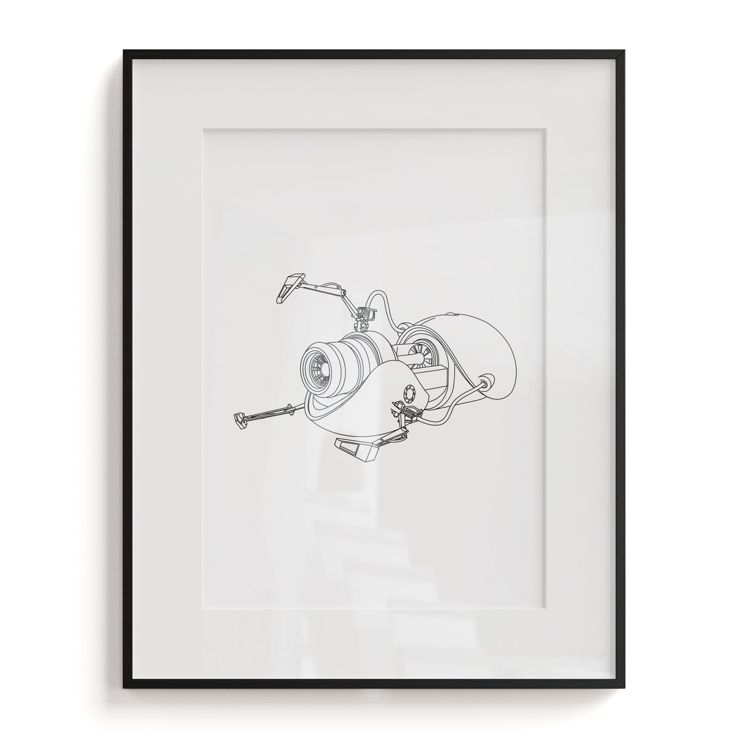 Portal Line Art Print