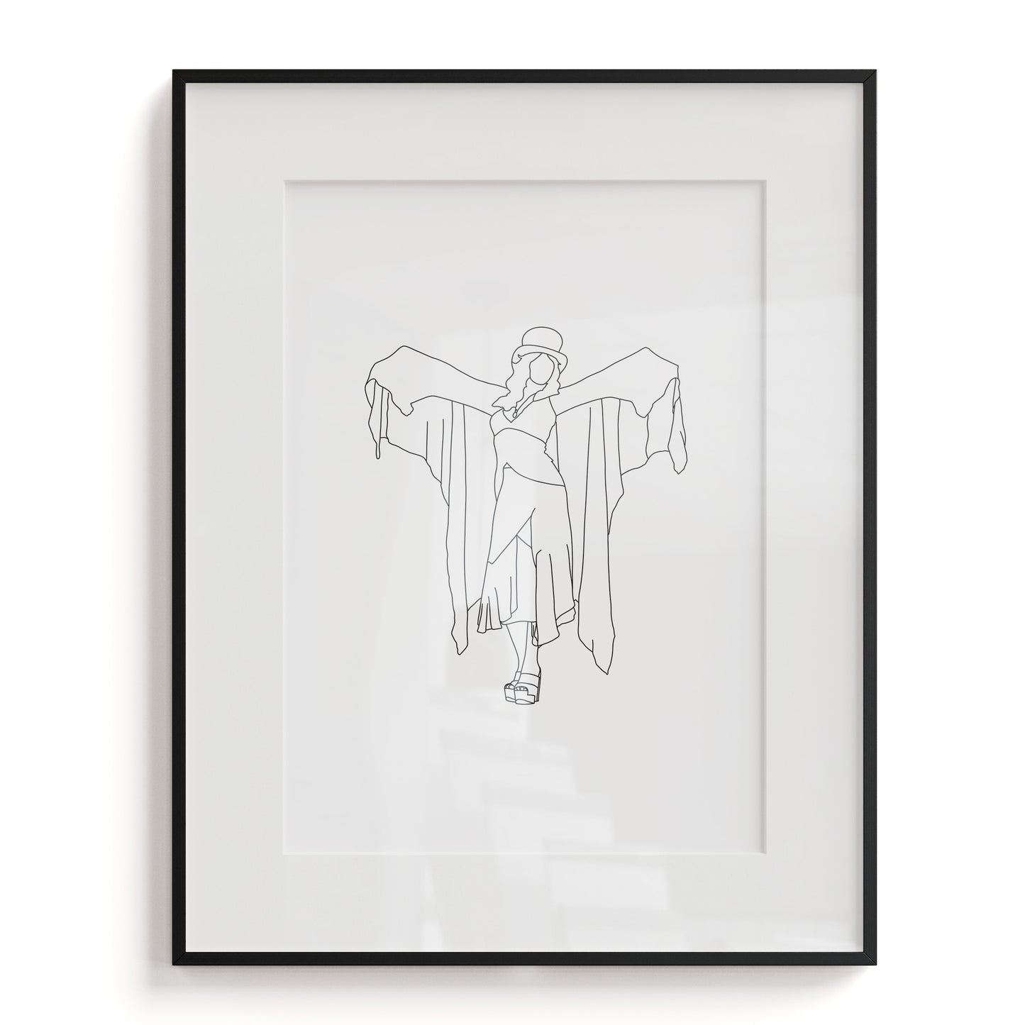 Stevie Nicks Line Art Print