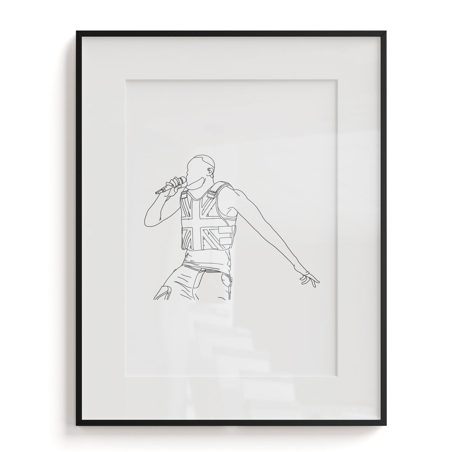 Stormzy Line Art Print