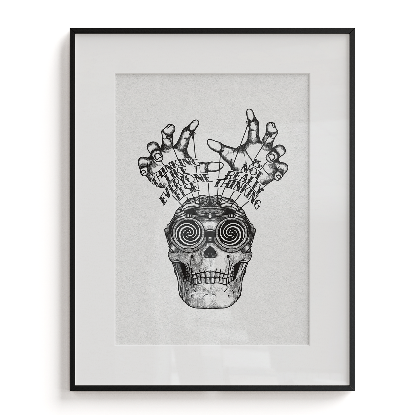 Custom Blackwork Print