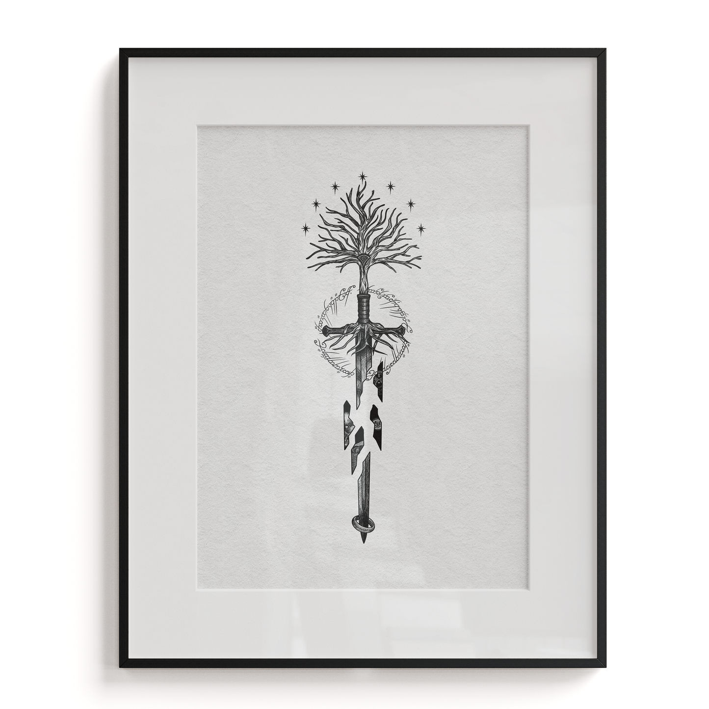 Custom Blackwork Print