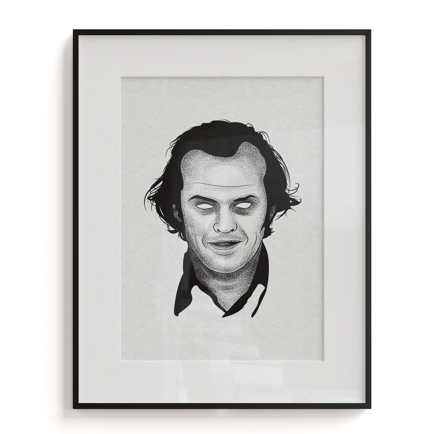Jack - The Shining Blackwork Art Print