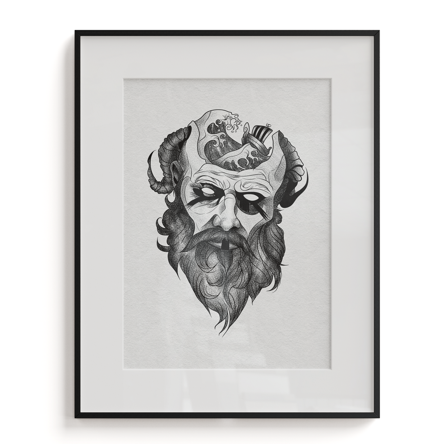 Custom Blackwork Print