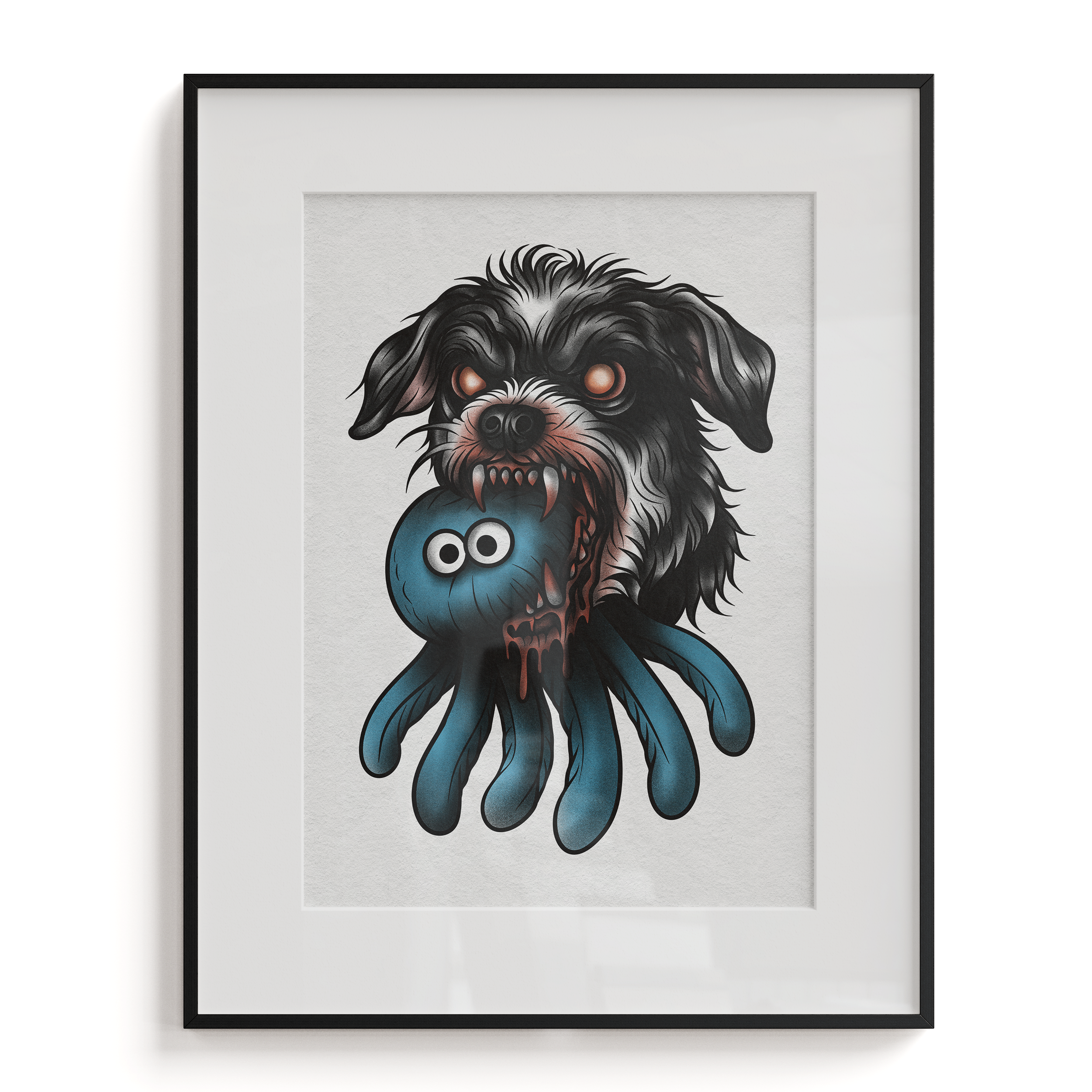 Custom Pet Tattoo Flash Print by ElliotDrawsStuff